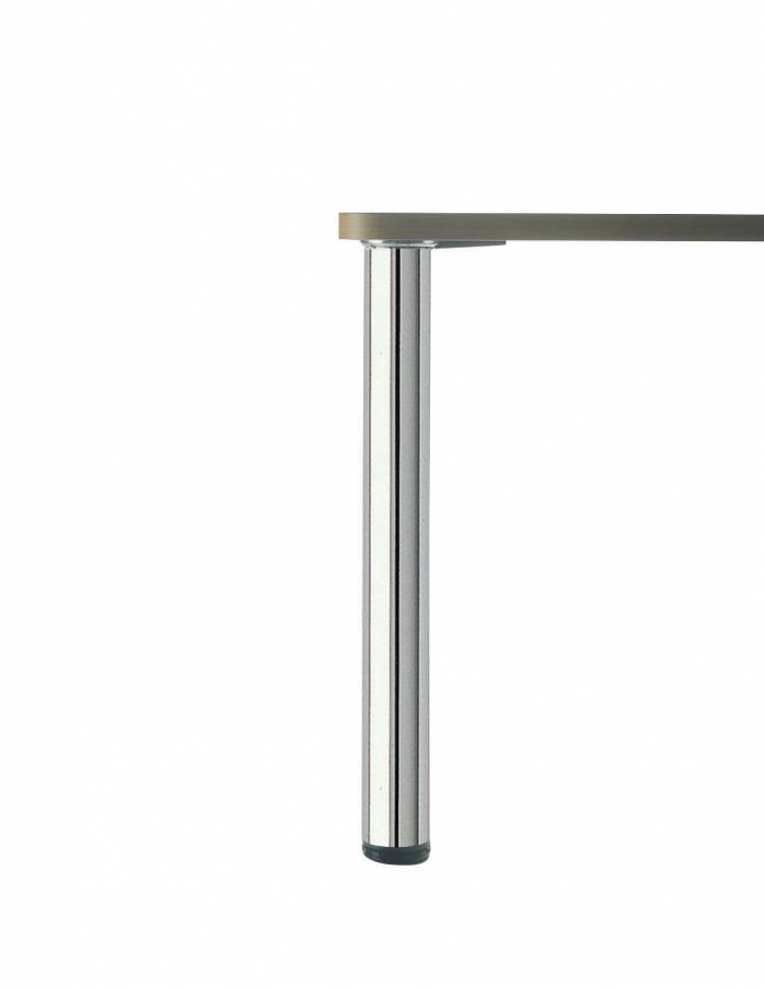 Pied de table rond en acier chromé H 870 mm - Ø60 mm ZDN PR609 015