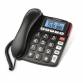Téléphone résidentiel sans répondeur SCHNEIDER - GMSC525FBLK