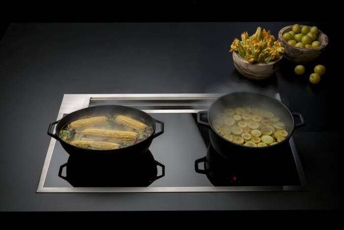 Hotte Table de cuisson aspirante induction FALMEC - SINTESI3430