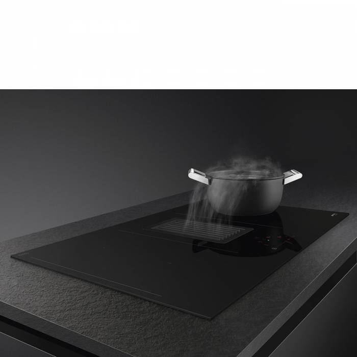 Hotte Table de cuisson aspirante induction SMEG - HOBD482D