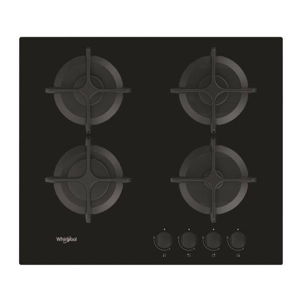 Plaque de cuisson Gaz Table de cuisson gaz WHIRLPOOL - GOB616NB