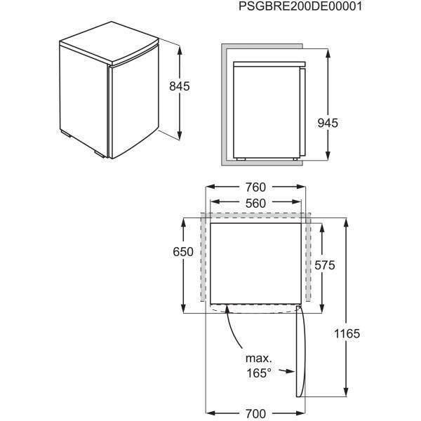 Congélateur armoire froid statique FAURE - FYAN8FW1