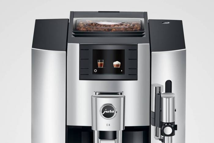 Machine à café automatique Machine à café à grain JURA E8 Chrome - 15363 (Garantie 5 ans offerte)