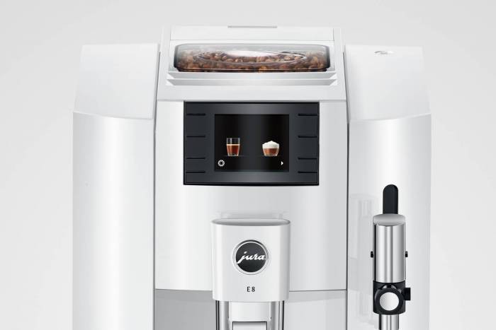 Machine à café automatique Machine à café à grain  JURA E8 Piano White - 15353 (Garantie 5 ans offerte)