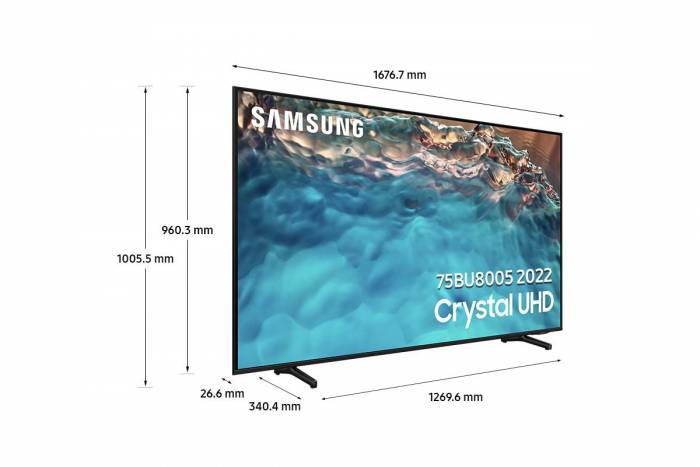 Téléviseur écran UHD 4K SAMSUNG - UE75BU8005