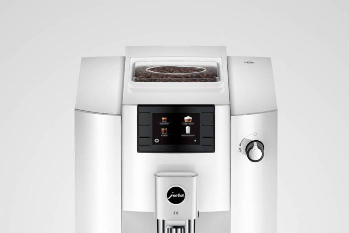 Machine à café automatique Machine à café à grain JURA - 15438 E6 Piano White EC
