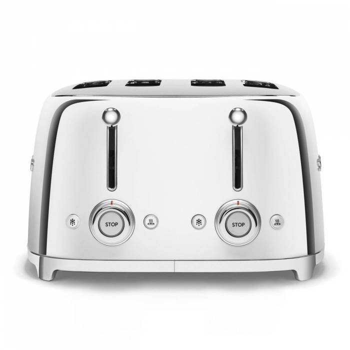 Grille-pain Toaster 4 tranches SMEG - TSF03SSEU