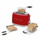 Grille-pain Toaster 2 tranches SMEG - TSF01RDEU