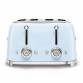 Grille-pain Toaster 4 tranches SMEG - TSF03PBEU